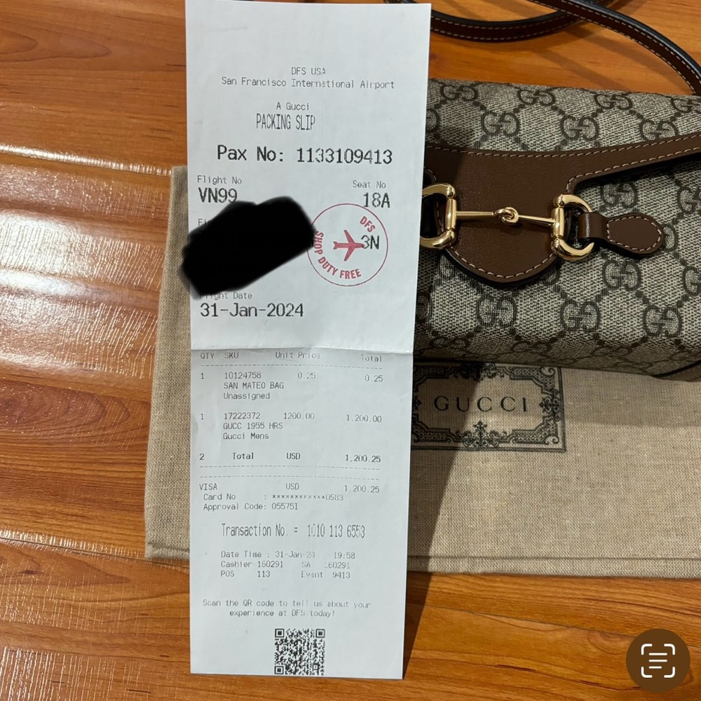 GUCCI HORSEBIT 1955 MINI BAG - Picture 2 of 7